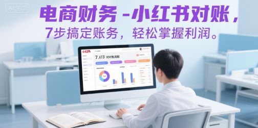 电商财务-小红书对账,7步搞定账务,轻松掌握利润-樵渔匹