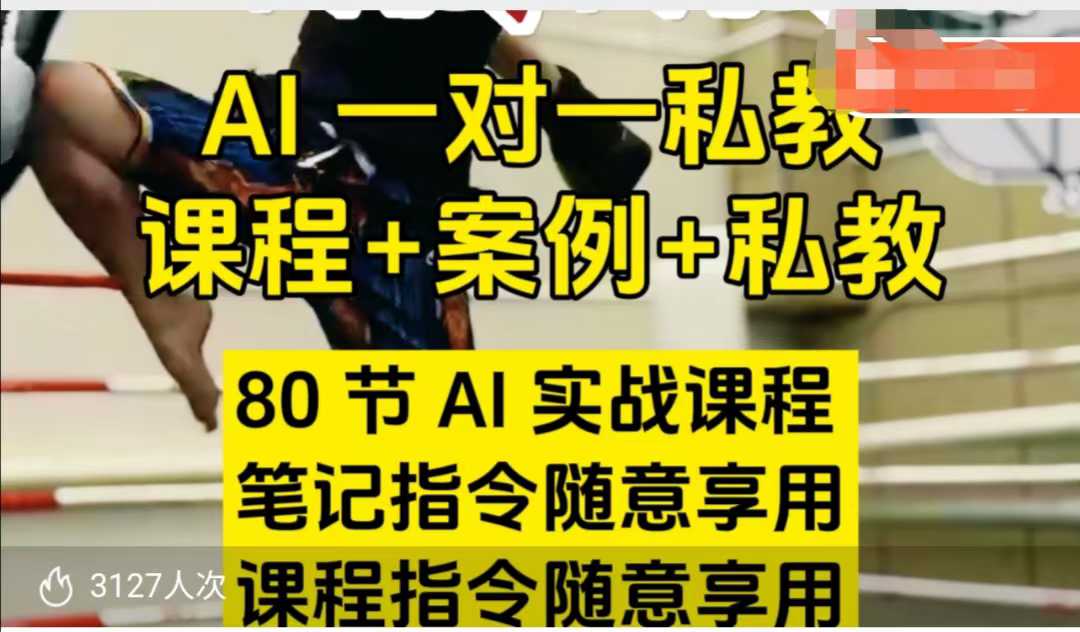 AI指令实战课,课程+案例,80节AI实战课程,笔记指令随意享用,课程指令随意享用(更新7月)-樵渔匹