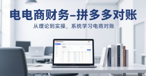 电商财务-拼多多对账，从理论到实操，系统学习电商对账-樵渔匹