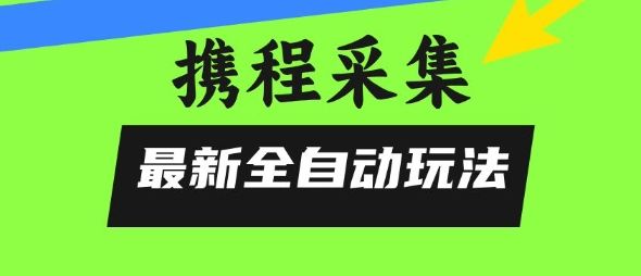 携程信息采集全自动玩法，0风控，无脑开干【揭秘】-樵渔匹