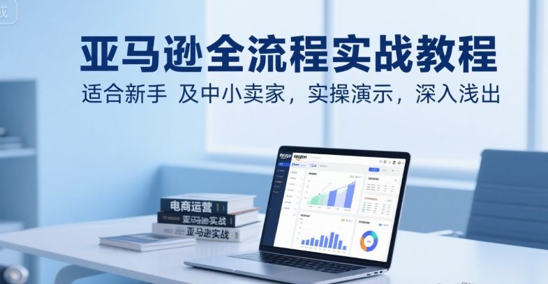 亚马逊全流程实战教程，适合新手及中小卖家，实操演示，深入浅出-樵渔匹