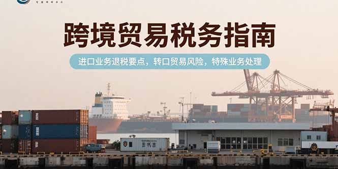 跨境贸易税务指南,进口业务退税要点,转口贸易风险,特殊业务处理-樵渔匹