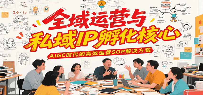 全域运营与私域IP孵化核心,AIGC时代的高效运营SOP解决方案-樵渔匹