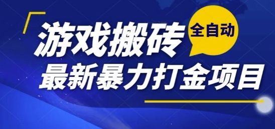 热门副业,全自动游戏打金搬砖,单账号一天收益1-2张,可多开矩阵操作日入1k【揭秘】-樵渔匹