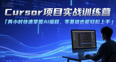 Cursor项目实战训练营，两小时快速掌握AI编程，零基础也能轻松上手-樵渔匹