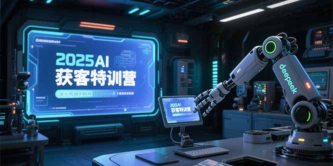 2025AI获客特训营,AI图文视频全制作,deepseek工具实操教学-樵渔匹