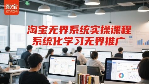 淘宝无界系统实操课程,系统化学习无界推广-樵渔匹