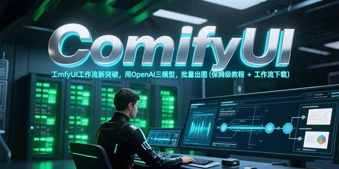 ComfyUI工作流新突破，用OpenAI三模型，批量出图(保姆级教程+工作流下载-樵渔匹