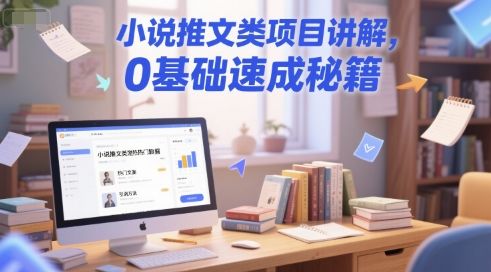 小说推文类项目讲解,0 基础速成秘籍-樵渔匹