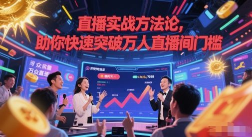 直播实战方法论，助你快速突破万人直播间门槛-樵渔匹