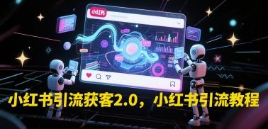 小红书引流获客2.0,小红书引流教程-樵渔匹