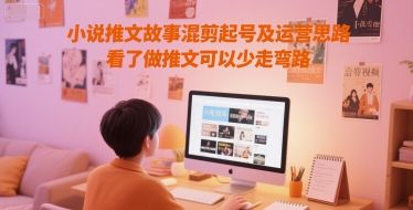 小说推文故事混剪起号及运营思路,看了做推文可以少走弯路-樵渔匹