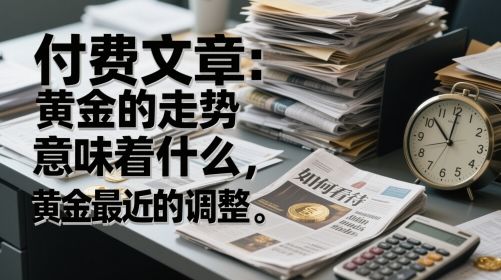 付费文章：黄金的走势意味着什么，如何看待黄金最近的调整-樵渔匹