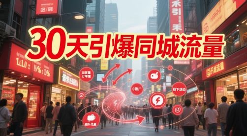 30天引爆同城流量:团购篇 认知篇 流量篇 来客篇 达人篇 老板人设IP篇 投流篇-樵渔匹