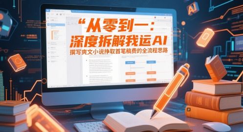 从零到一:深度拆解我运用AI撰写爽文小说挣取首笔稿费的全流程思路-樵渔匹