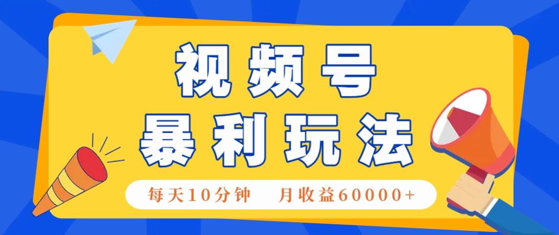 视频号AI赚钱法,每天只需10分钟,月入6万+!(超详细拆解)-樵渔匹