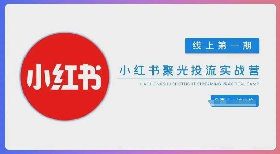 小红书聚光陪跑第一期,教你从0到1玩转小红书聚光投流,搭建小红书付费投流团队,更快的见到效果-樵渔匹