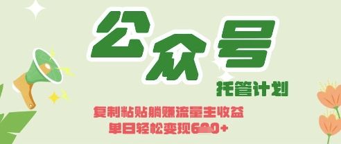 开启躺Z模式,Deepseek+公众号流量主,日入3张【揭秘】-樵渔匹