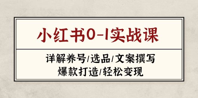 小红书0-1实战课(2023-2025-樵渔匹