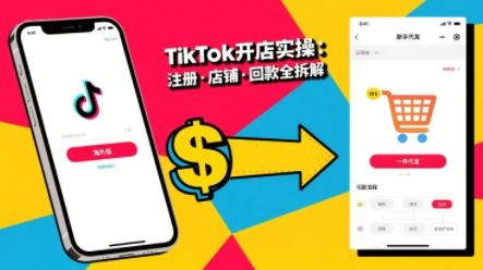 TikTok从开店到投流的进阶课,从基础实操到高阶技巧一网打尽-樵渔匹