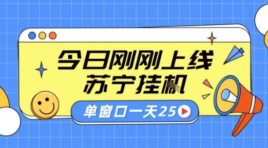 苏宁全自动采集挂G项目 稳定可批量 单窗口收益30+ 附教程【揭秘】-樵渔匹