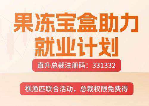 樵渔匹&果冻宝盒,免费送返佣顶级权限+推广权限,助力副业开启
