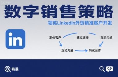 数字销售策略领英LinkedIn外贸精准客户开发-樵渔匹