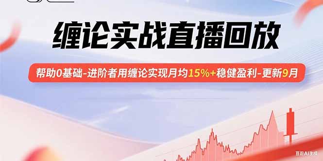缠论实战直播回放：帮助0基础-进阶者用缠论实现月均15%+稳健盈利-更新9月-樵渔匹