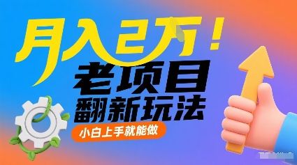 月入2W！老项目翻新玩法，小白上手就能做，非常容易上手-樵渔匹