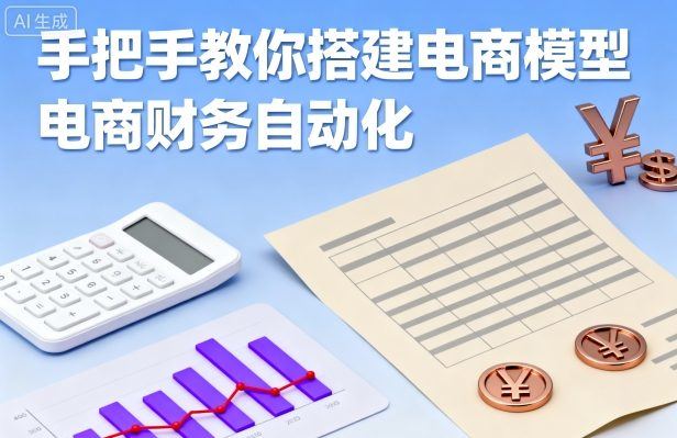 手把手教你搭建电商模型-电商财务自动化-樵渔匹