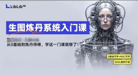 LibLibAI哩布哩布生图炼丹系统入门课,从生图到炼丹,只学这一门就够了-樵渔匹