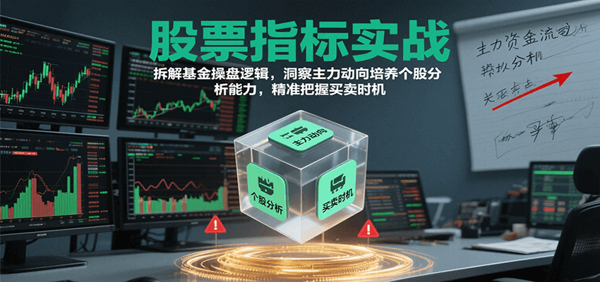 股票指标实战,基金操盘逻辑拆解,洞察主力动向培养个股分析能力把握买卖时机(更新)-樵渔匹