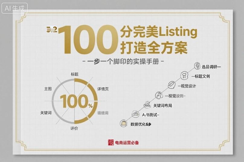100分完美Listing打造全方案,想要完美listing必须是需要一步一个脚印的-樵渔匹