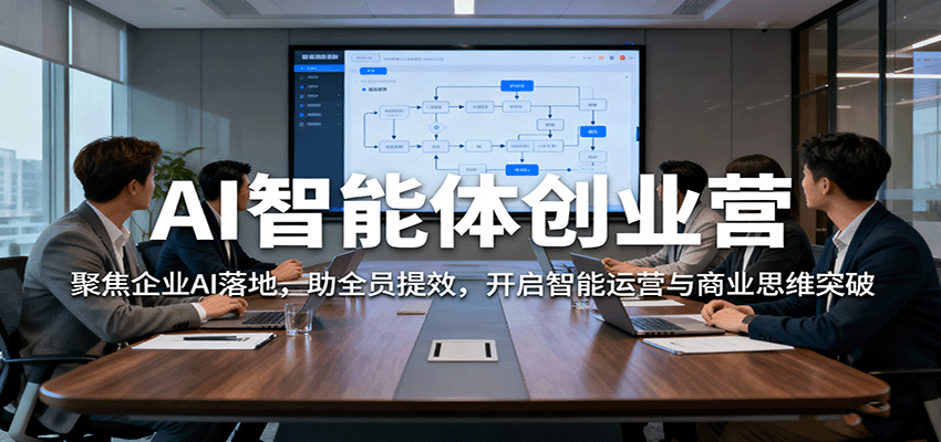 AI智能体创业营:聚焦企业AI落地,助全员提效,开启智能运营与商业思维突破-樵渔匹