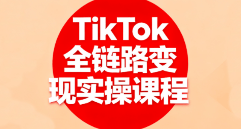 小杨老师·TikTok全链路变现实操课程-樵渔匹