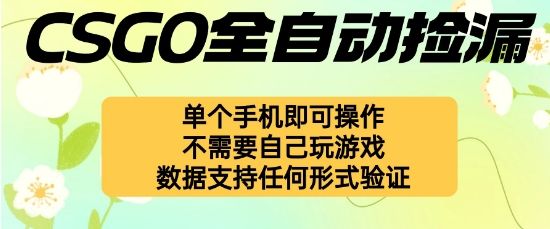自动挂G捡漏,不用自己挂G不用玩游戏,一个手机即可操作,新手小白轻松月入1W+【揭秘】-樵渔匹