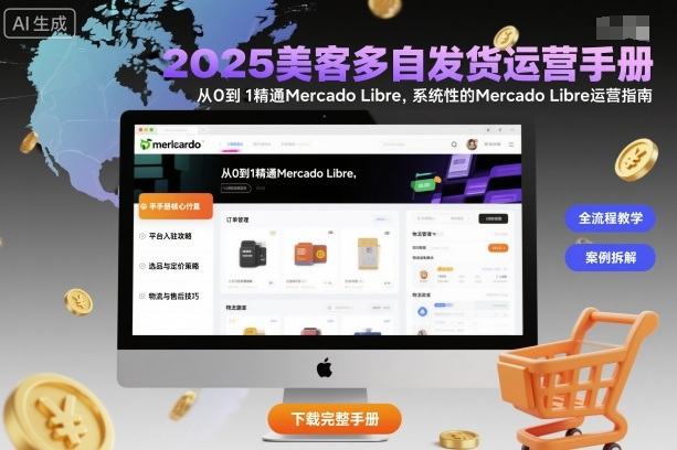 2025美客多自发货运营手册:从0到1精通Mercado Libre,系统性的Mercado Libre运营指南-樵渔匹
