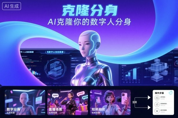 AI数字人认知实操课,克隆你的数字人分身-樵渔匹