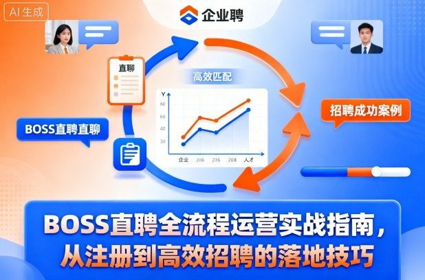 BOSS直聘全流程运营实战指南,从注册到高效招聘的落地技巧-樵渔匹
