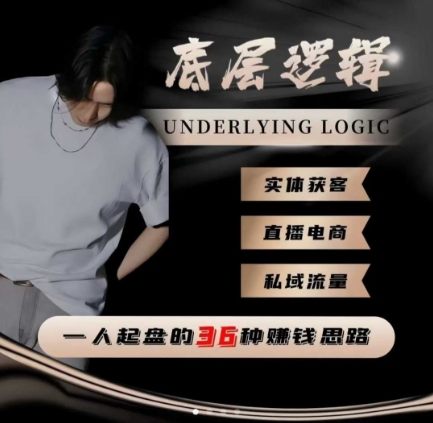 一个人起盘的底层逻辑,私域流量-直播电商-实体获客,一人起盘的36种賺钱思路-樵渔匹