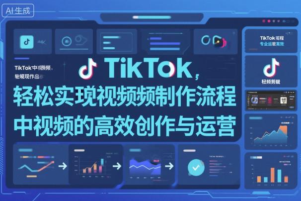TikTok中视频制做流程，轻松实现Tk中视频的高效创作与运营-樵渔匹