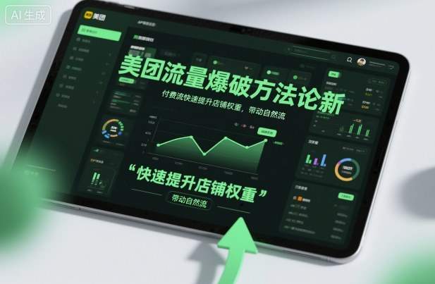 美团流量爆破方法论,付费流快速提升店铺权重,带动自然流-樵渔匹