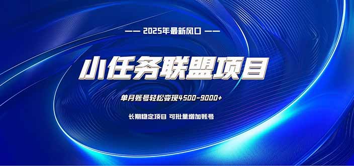 小任务联盟项目:一台电脑每天只需10分钟,轻松简单稳定-樵渔匹