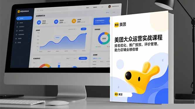 美团大众运营实战课程,排名优化、推广投放、评价管理,助力店铺业绩倍增-樵渔匹