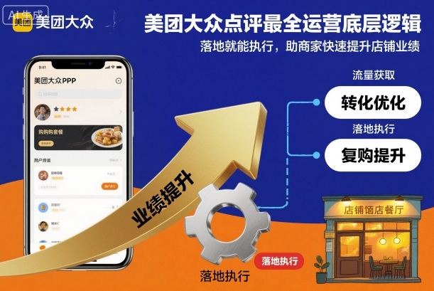 美团大众点评最全运营底层逻辑,落地就能执行,助商家快速提升店铺业绩-樵渔匹