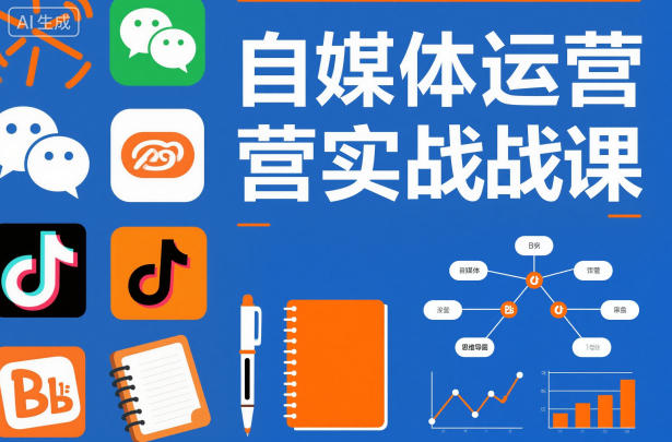 自媒体运营实战课,掌握一套系统的自媒体运营底层方法论,成为优秀的内容创作者-樵渔匹