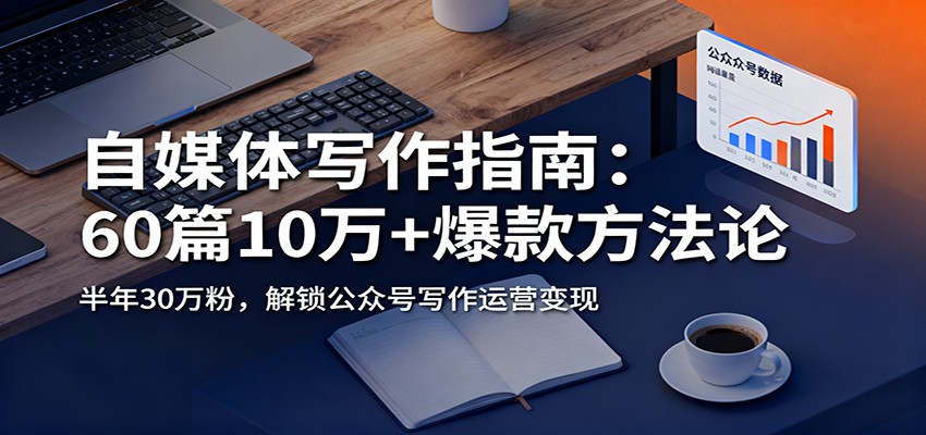 自媒体写作指南：60篇10万+爆款方法论，半年30万粉，解锁公众号写作运营变现-樵渔匹