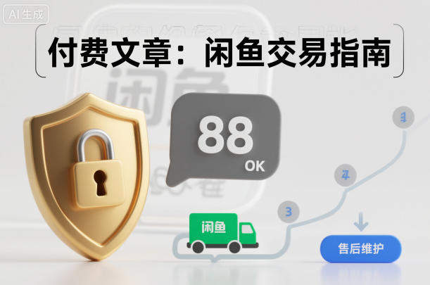 付费文章:闲鱼交易指南,怎么才能降低被坑被马扁的概率-樵渔匹