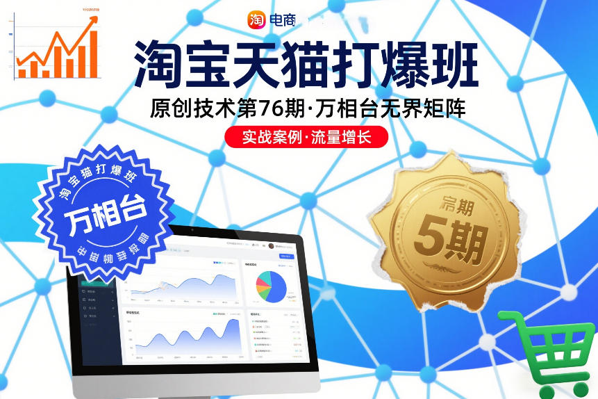 淘宝天猫打爆班原创技术第76期，万相台无界矩阵-樵渔匹