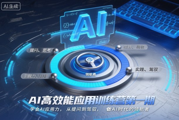 AI高效能应用训练营第一期，学会AI应用力，从提问到驾驭，做AI时代的领航者(更新)-樵渔匹